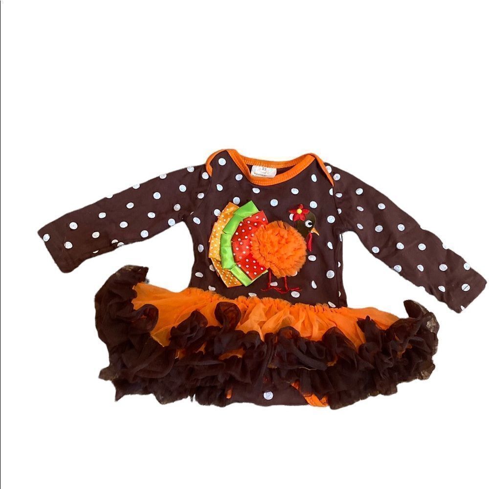 Thanksgiving Tutu Onesie Size XS